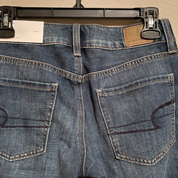 American Eagle, Size 00, Tomgirl Jeans, Dark Wash - Picture 3 of 6